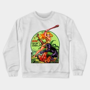 Sheena Savage Queen of the Jungle Crewneck Sweatshirt